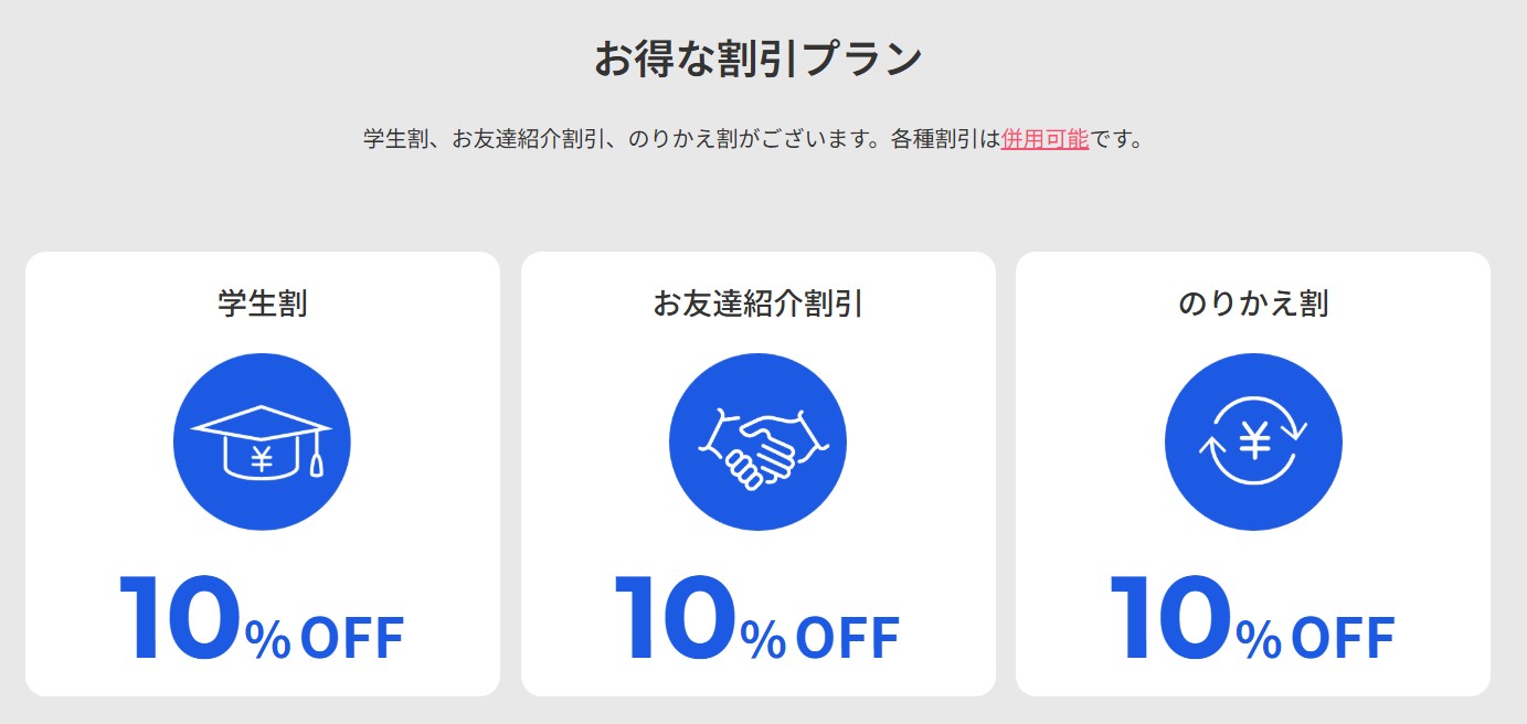 レジーナクリニックオムの割引