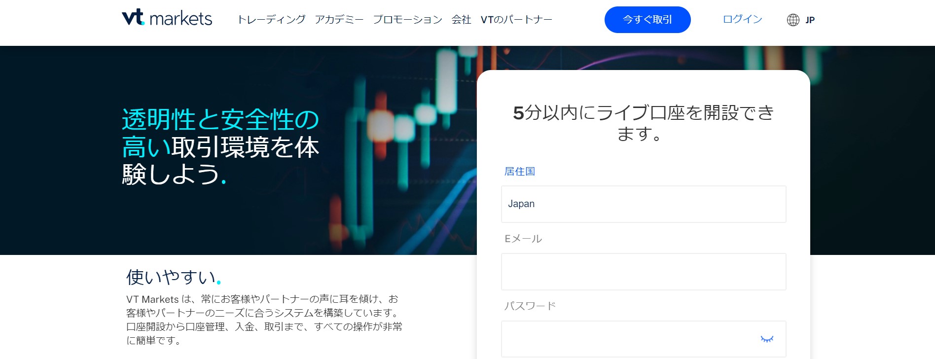 vtmarkets-口座開設